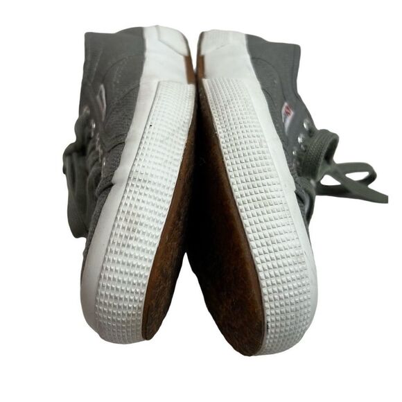 Superga gray classic canvas low top sneakers size 7 - Picture 8 of 16